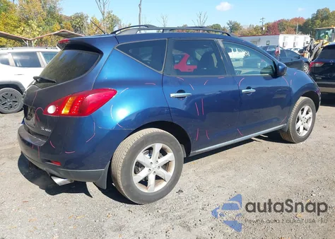 2009 Nissan Murano S z USA, uszkodzony, nr VIN JN8AZ18W39W101024